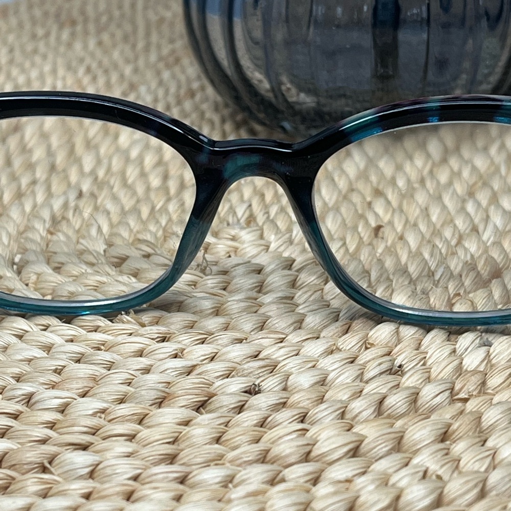 Kate Spade Rebecca Black & Blue Printed Eyeglasses - Picture 4 of 7